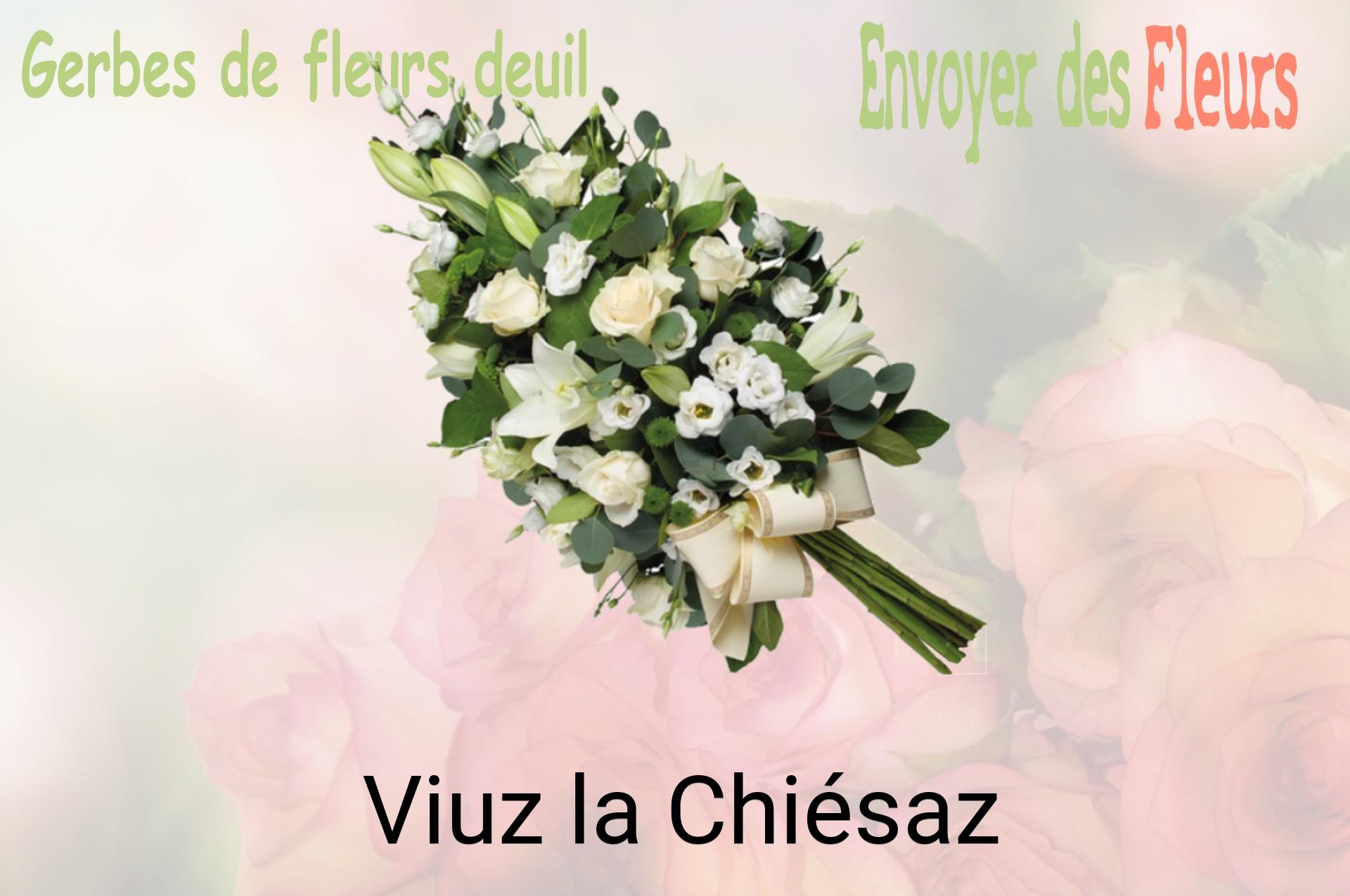 Gerbe de fleurs de deuil livrée à Viuz-la-Chiésaz